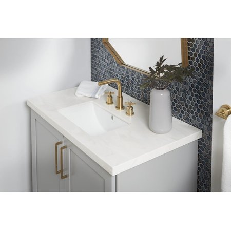Fauceture LB18127 Courtyard Undermount Bathroom Sink, White LB18127